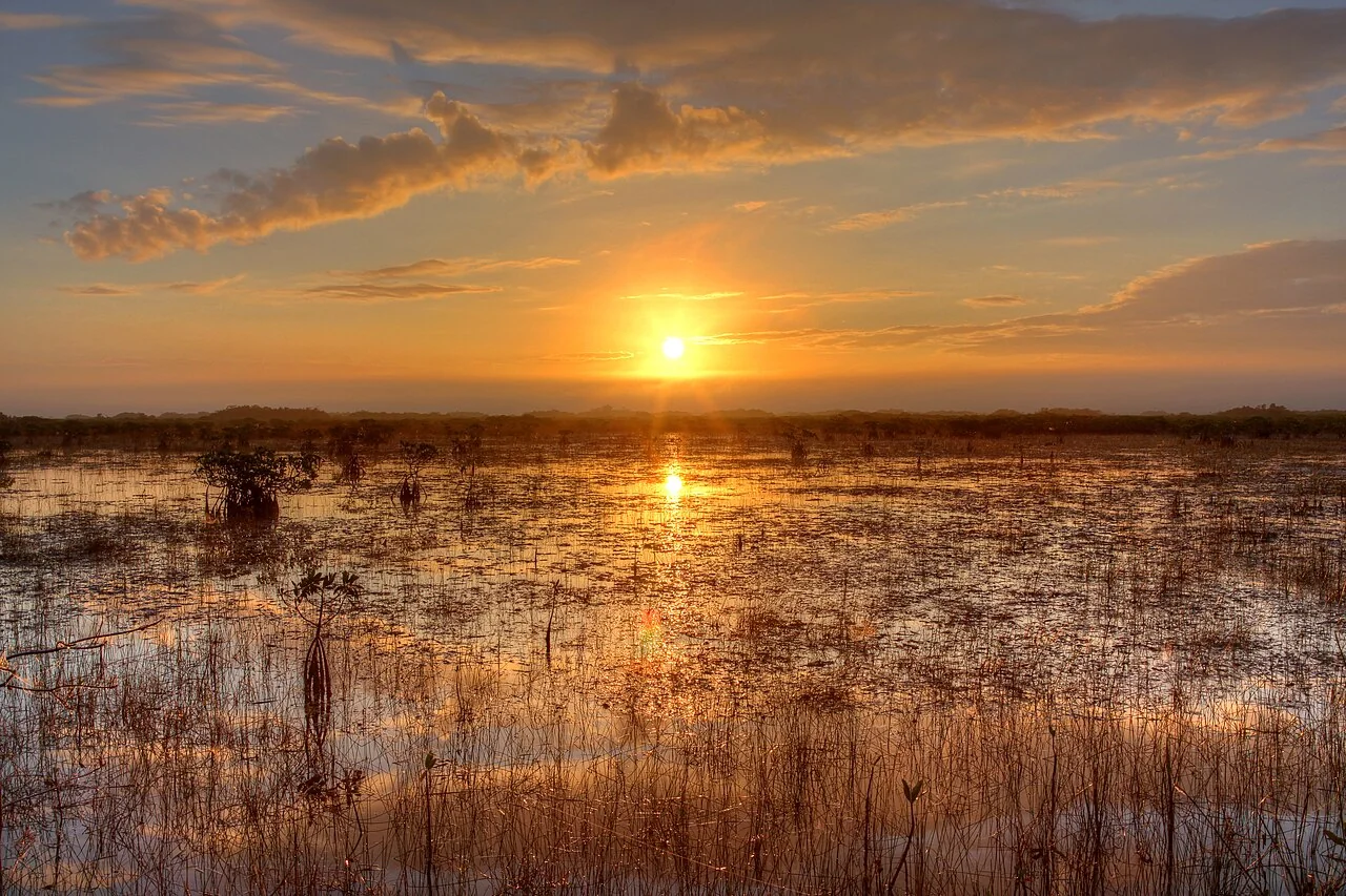 Sunset over the River of Grass, NPSphoto, G.Gardner, Everglades National Park