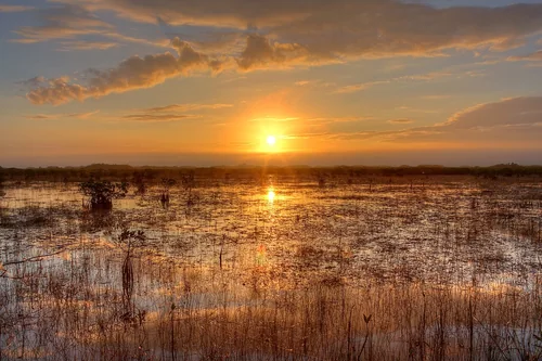 Sunset over the River of Grass, NPSphoto, G.Gardner, Everglades National Park